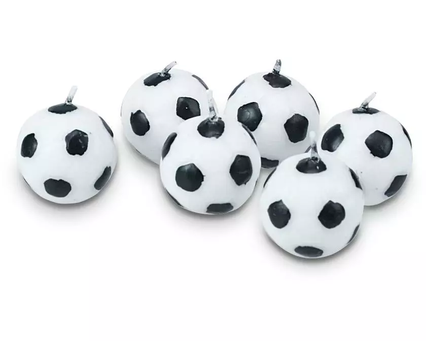 Städter Kerze Fussball 6 Stück
