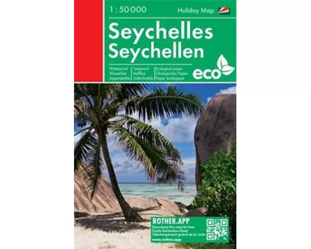 Seychellen, Freizeitkarte 1:50 000