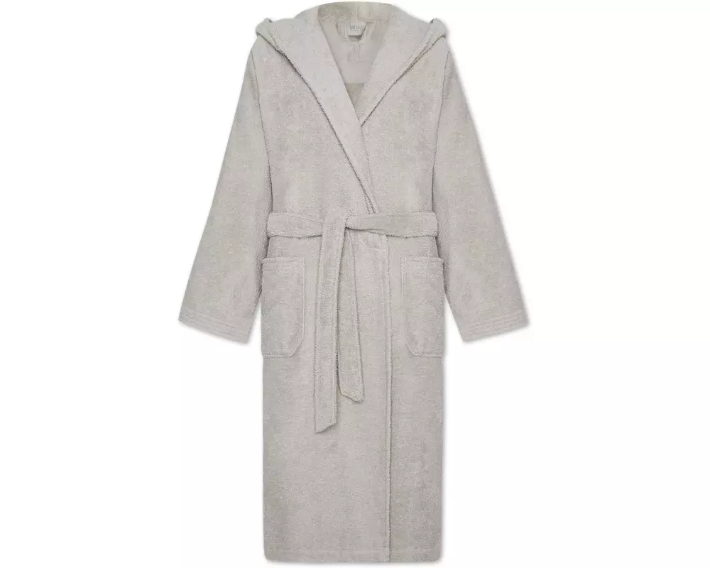 Möve Bademantel Superwuschel M, Kaschmirgrau