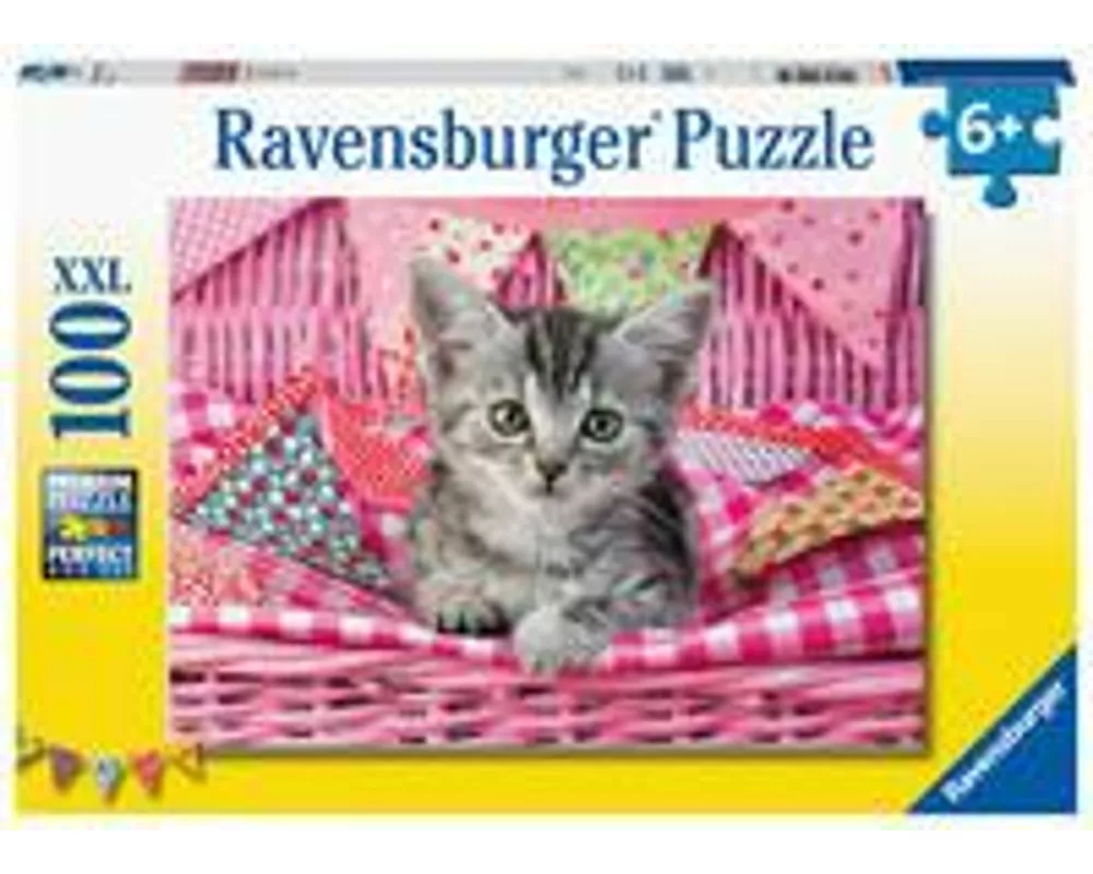 Kinderpuzzle 100 XXL Teile - Niedliches Kätzchen