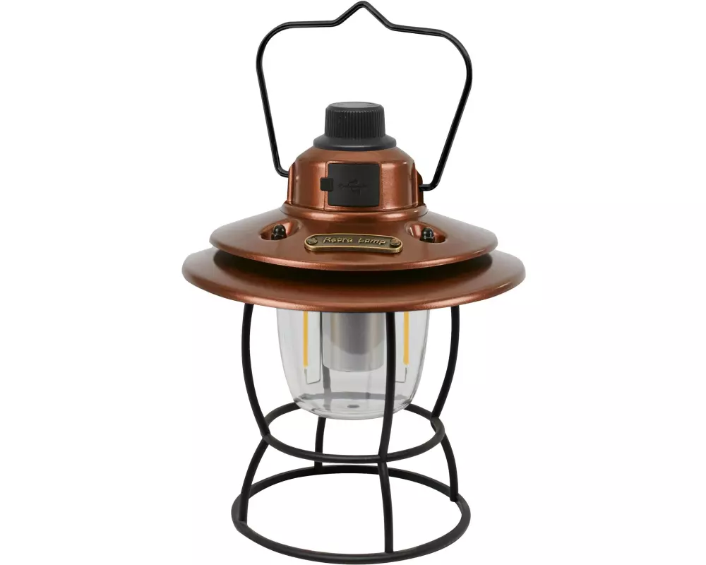 Eurotrail Orix Wiederaufladbare Akku-Campinglampe Kupfer