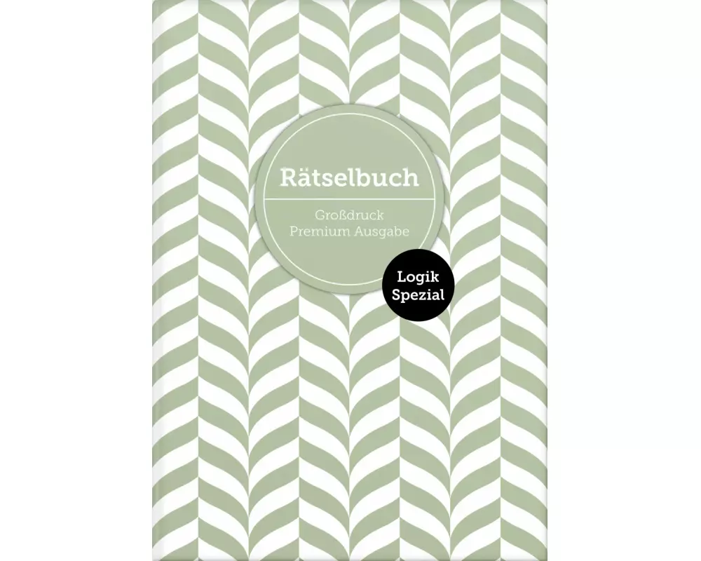Deluxe Rätselbuch "Logik Spezial" mit 140 Logik-Rätseln. XL Rätselbuch in Premium Ausgabe für ältere Leute, Senioren, Erwachsene und Rentner im DIN A4