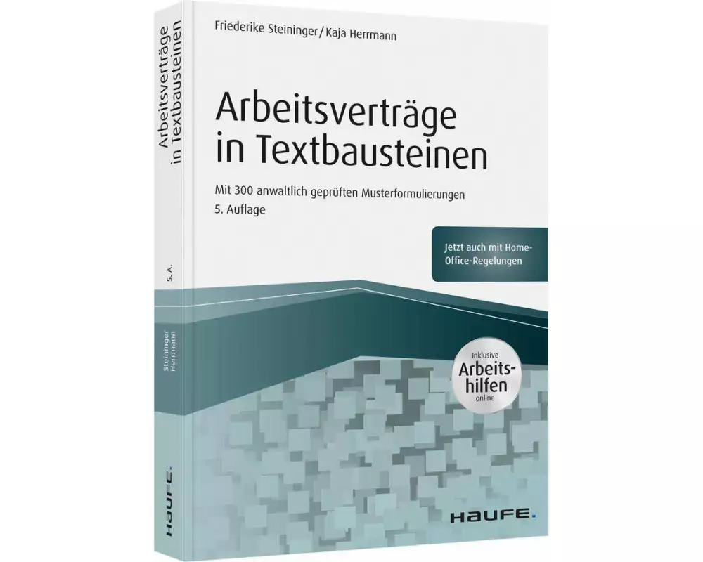 Arbeitsverträge in Textbausteinen - inkl. Arbeitshilfen online