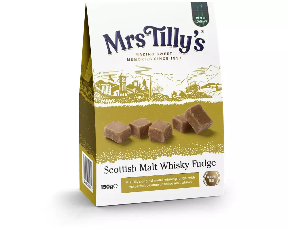 Mrs. Tilly's Malt Whisky Fudge 150 g