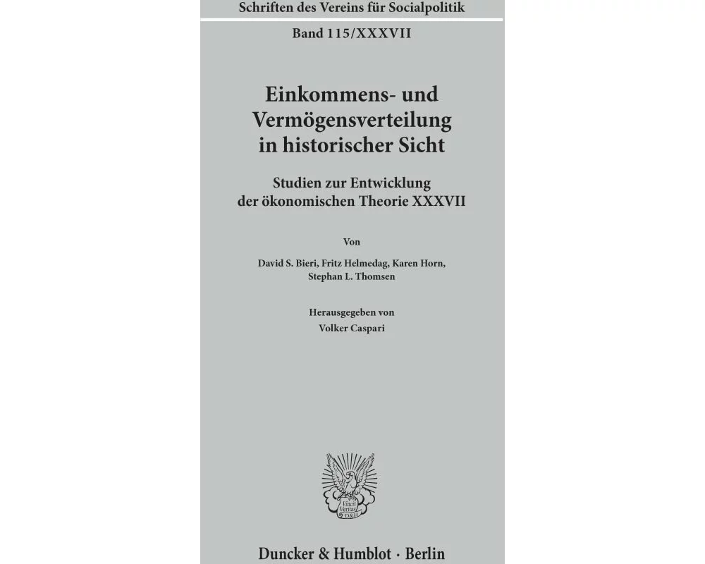 Einkommens- und Vermögensverteilung in historischer Sicht