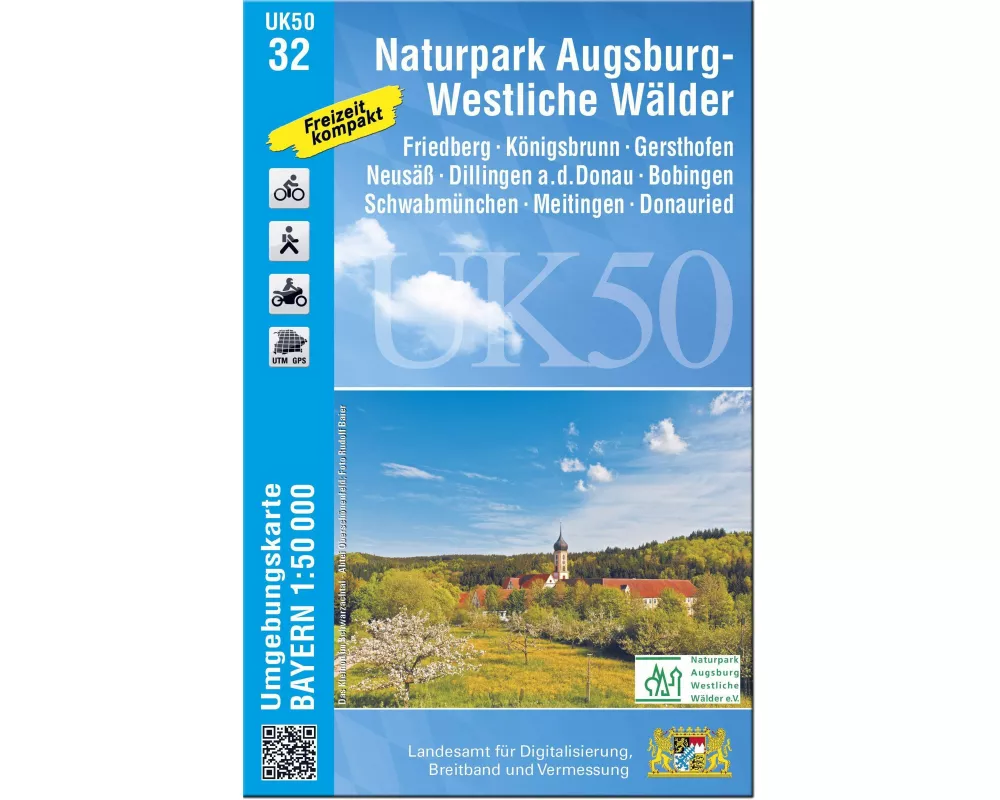 UK50-32 Naturpark Augsburg - Westliche Wälder