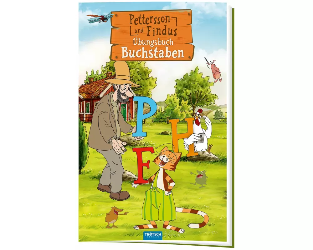 Trötsch Pettersson und Findus Buchstaben Übungsbuch