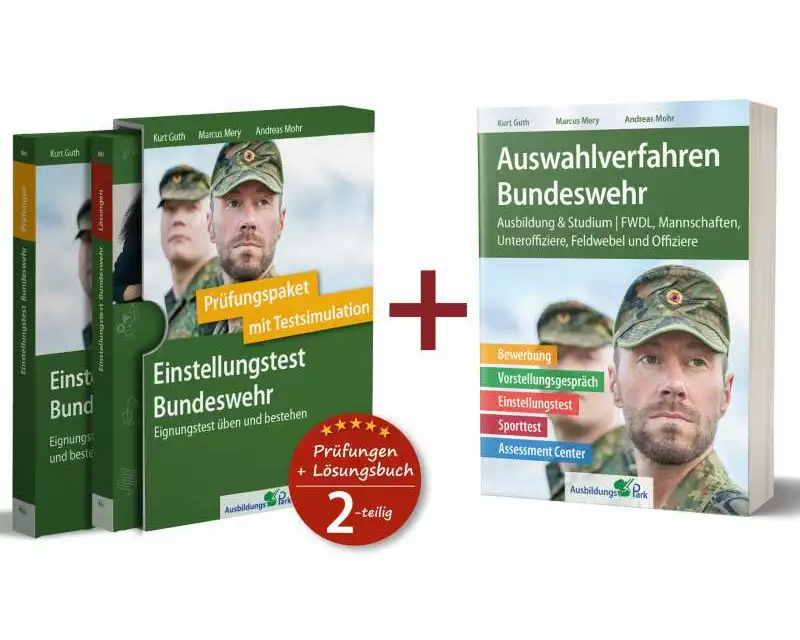 Paket - Einstellungstest + Auswahlverfahren Bundeswehr