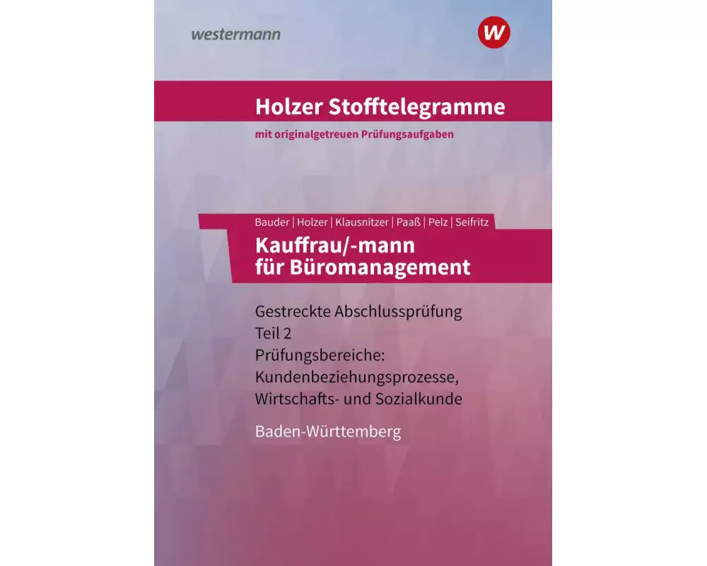 Holzer Stofftelegramme Baden-Württemberg – Kauffrau/-mann für Büromanagement