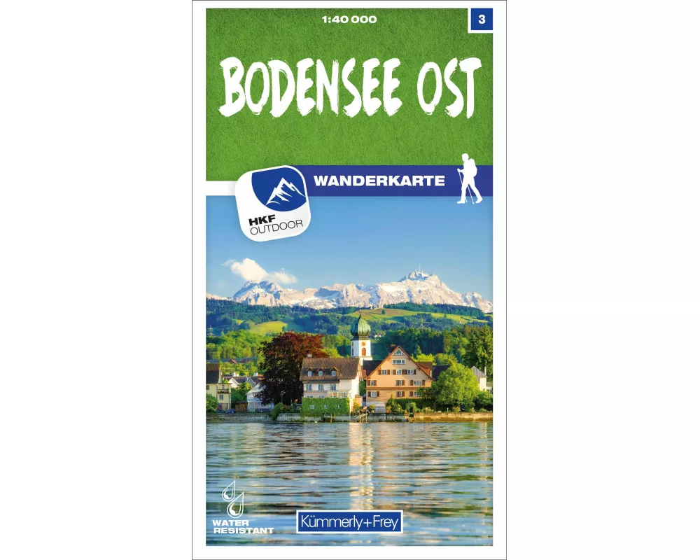 Kümmerly+Frey Wanderkarte 3 Bodensee Ost 1:40.000