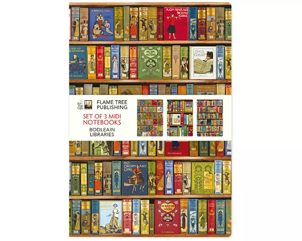 Bodleian Libraries Set of 3 Midi Notebooks