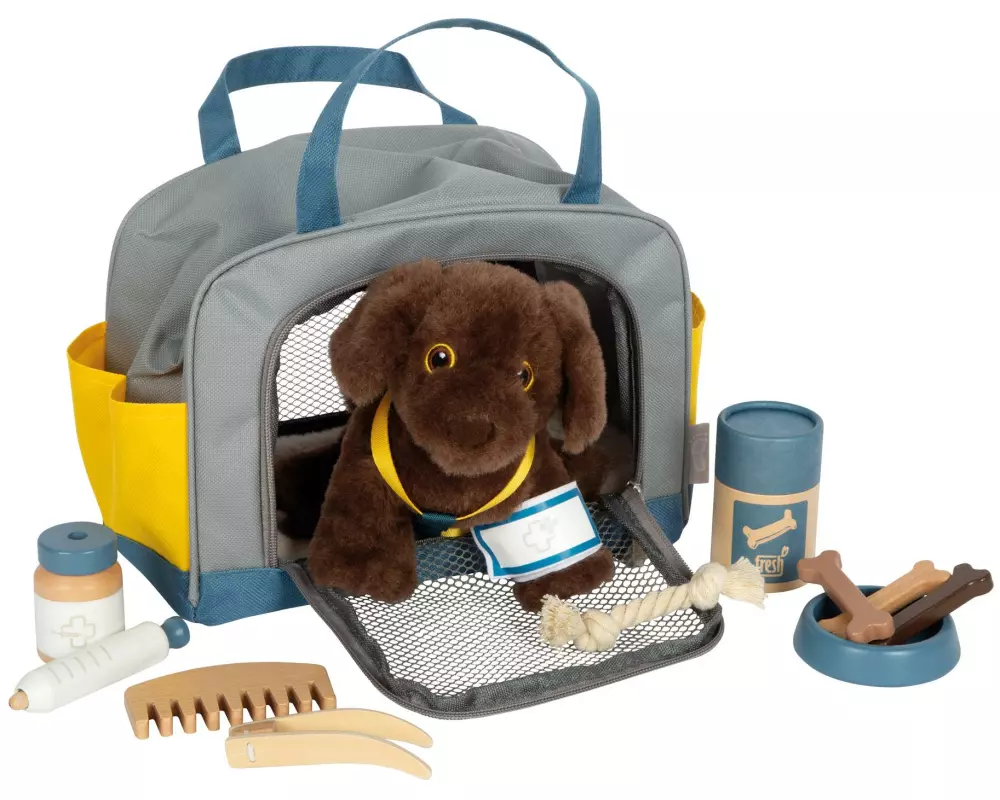 small foot Hund mit Tasche und Pflege-Set