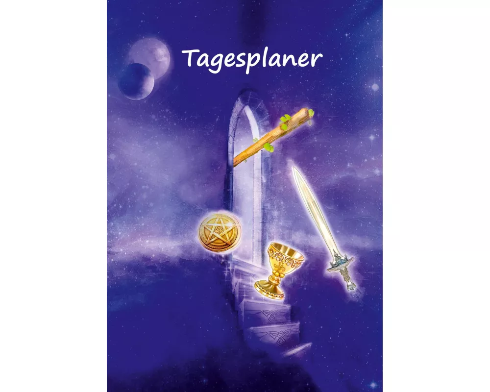 Tagesplaner undatiert A5 fr Tageskarten ziehen und Termine