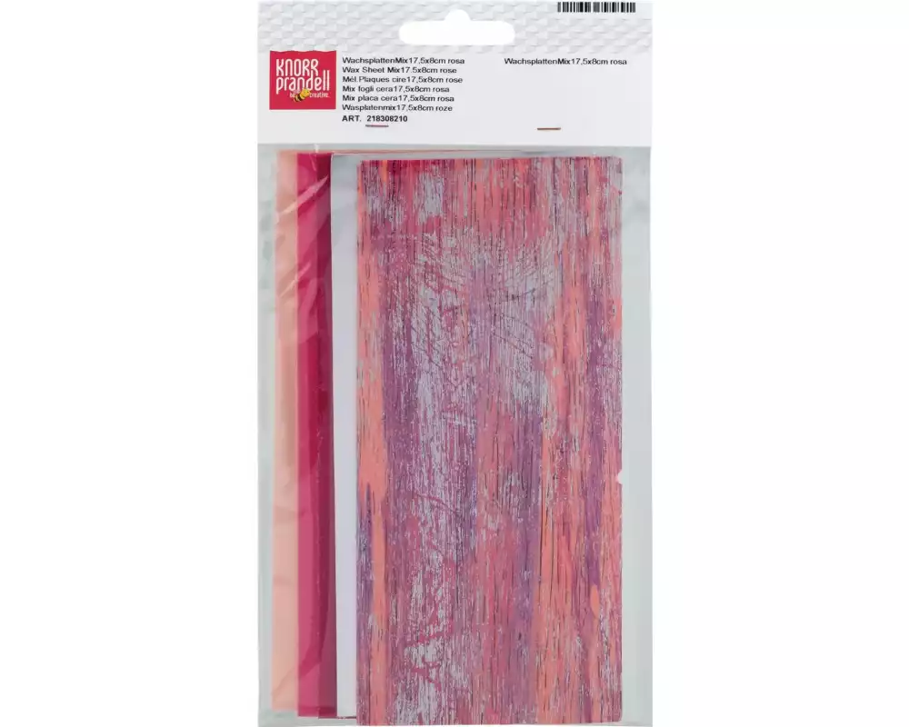 Knorr Prandell Verzierwachs 175 x 80 x 0,5 mm Rosa