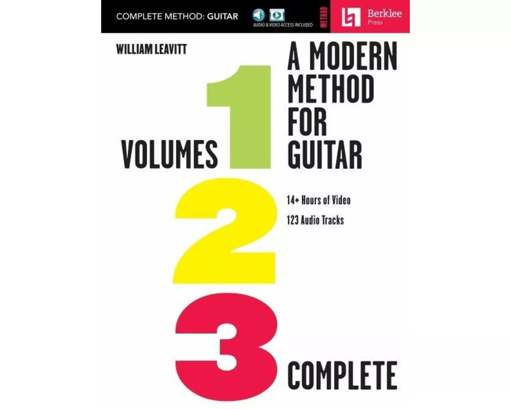 A Modern Method for Guitar - Complete Method Book/Online Media