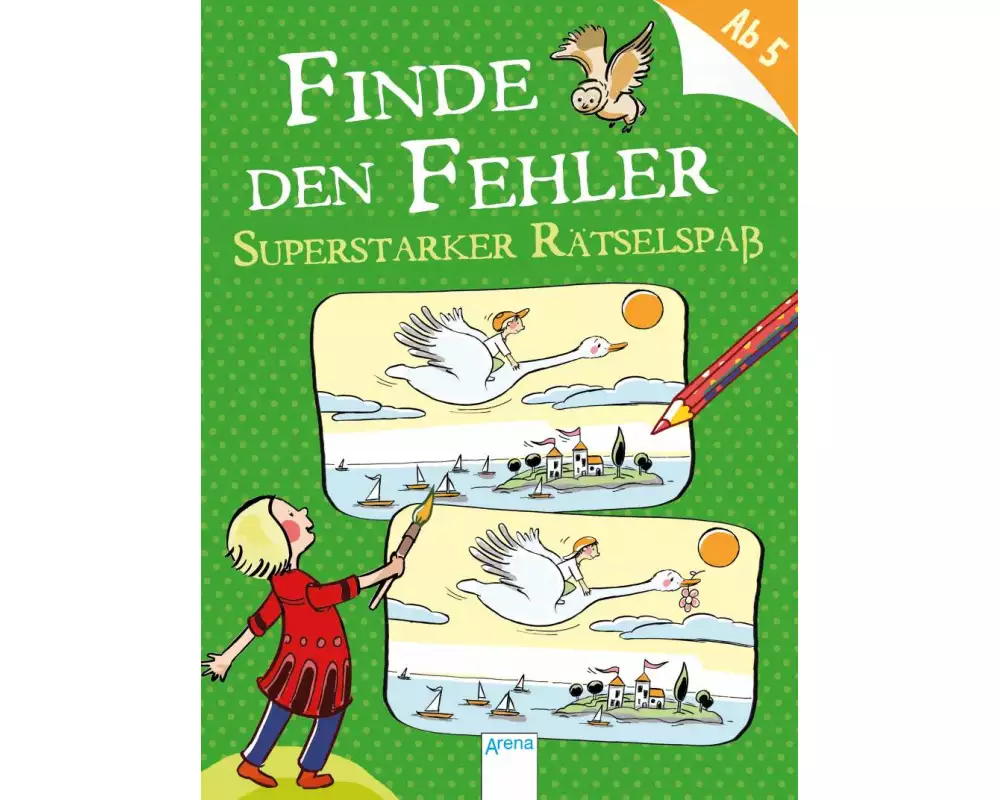 Finde den Fehler. Superstarker Rätselspaß