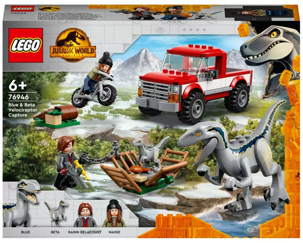 LEGO® Jurassic World Blue & Beta in der Velociraptor-Falle 76946