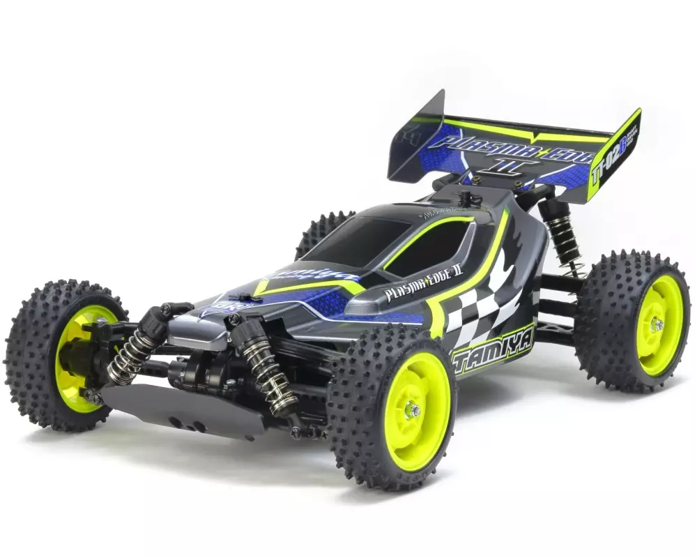 Tamiya Buggy Plasma Edge II TT-02B Gun Metal Bausatz, 1:10