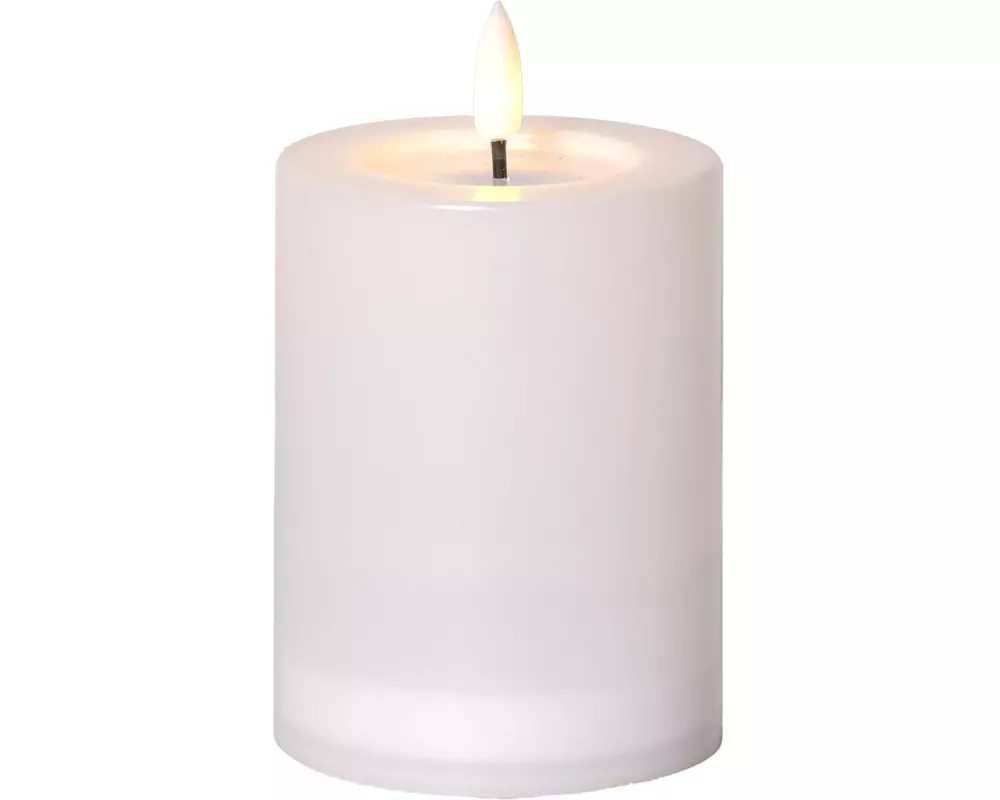 Star Trading Solar Kerze Flamme Saul 12.5 cm, Weiss