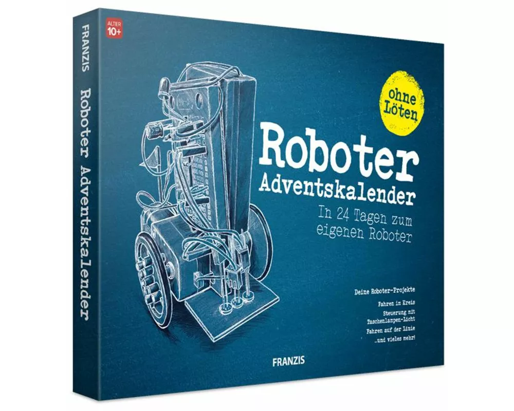 FRANZIS 67161 - Roboter Adventskalender - ohne Löten