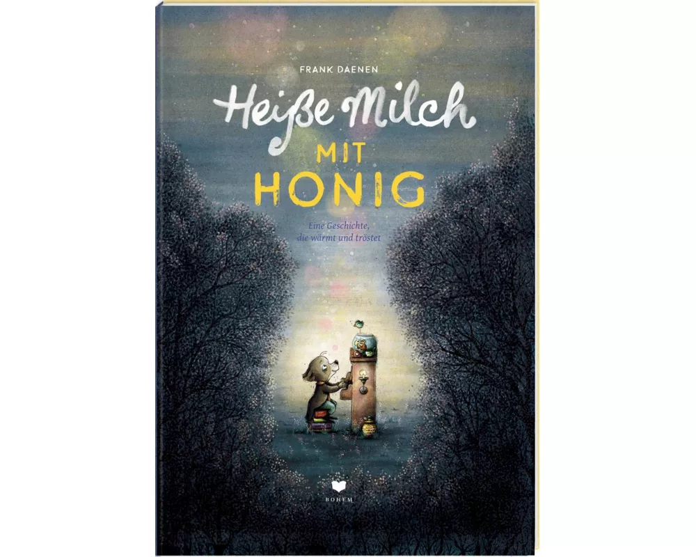 Heiße Milch mit Honig