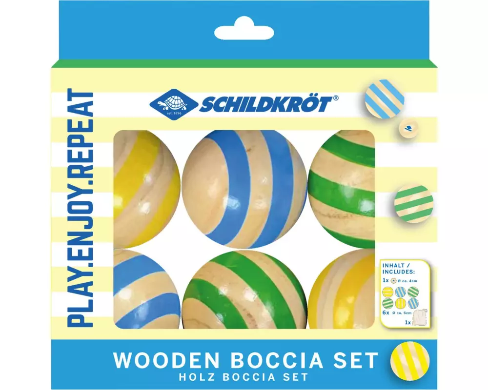 Schildkröt Funsports Schildkröt Wooden Boccia Set Pinienholz