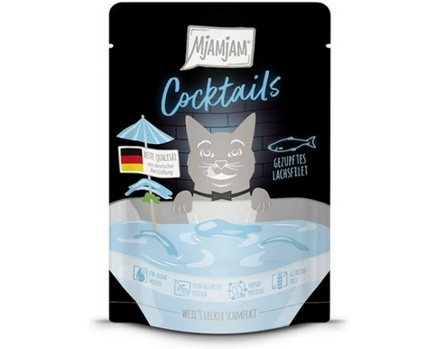 Mjamjam Cocktail gezupftes Lachsfilet, 40 g