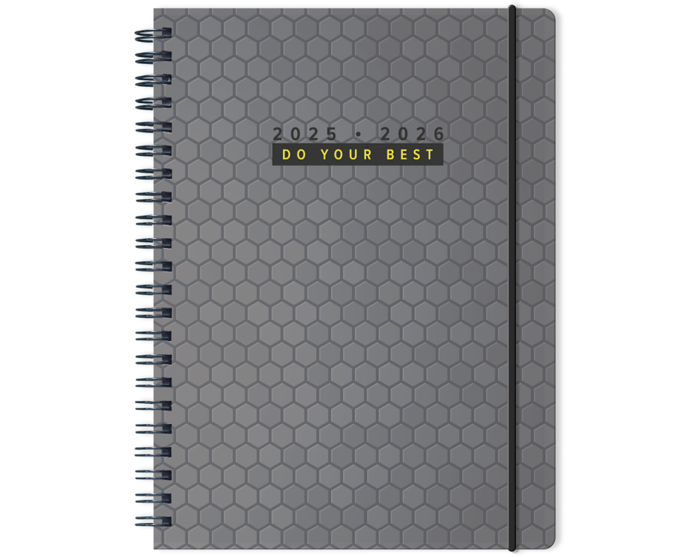 PELIKAN Schüleragenda Grey 25/26 300027020 1W/2S 15.5x19.9cm