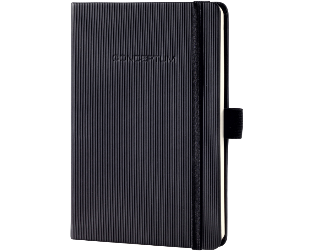 CONCEPTUM Notizbuch A6 CO132 liniert, 80g, 194 Bl. schwarz