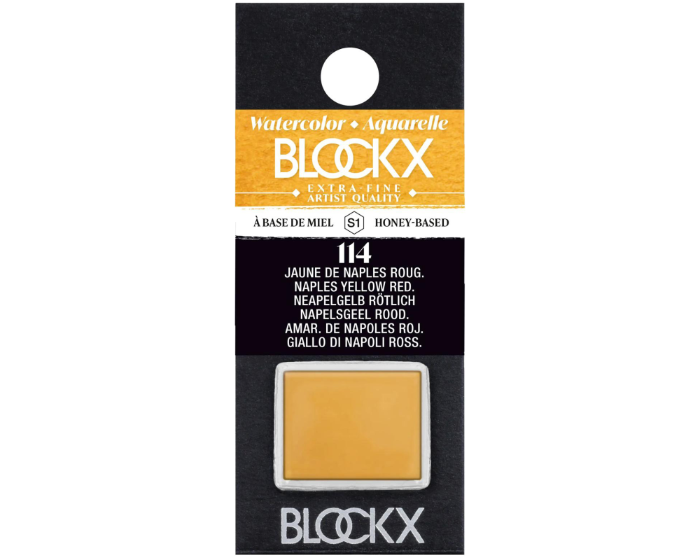 BLOCKX Aquarellfarbe 1.5ml 41114BXC neapelgelb rötlich