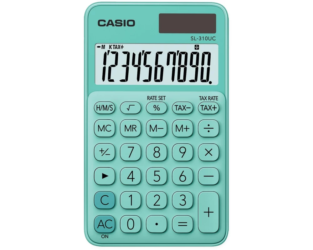 Casio Taschenrechner SL-310UC-GN Türkis