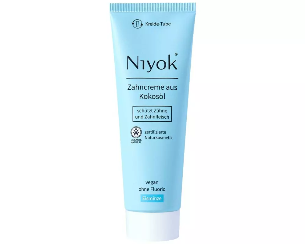 Niyok Zahncreme Kokosöl Eisminze 75 ml