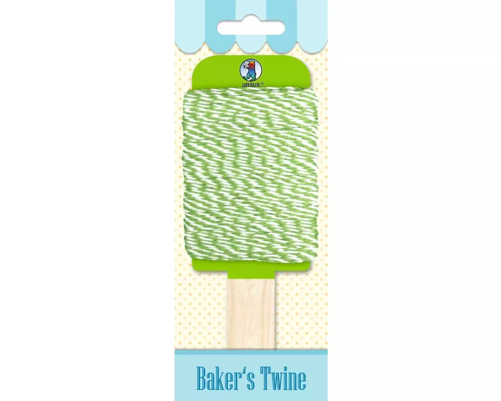 URSUS Kordelband Bakers Twine 1.1 mm x 15 m, Hellgrün