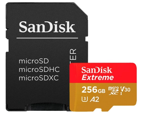 Ext PLUS microSDXC 256GB+SD 200MB/s