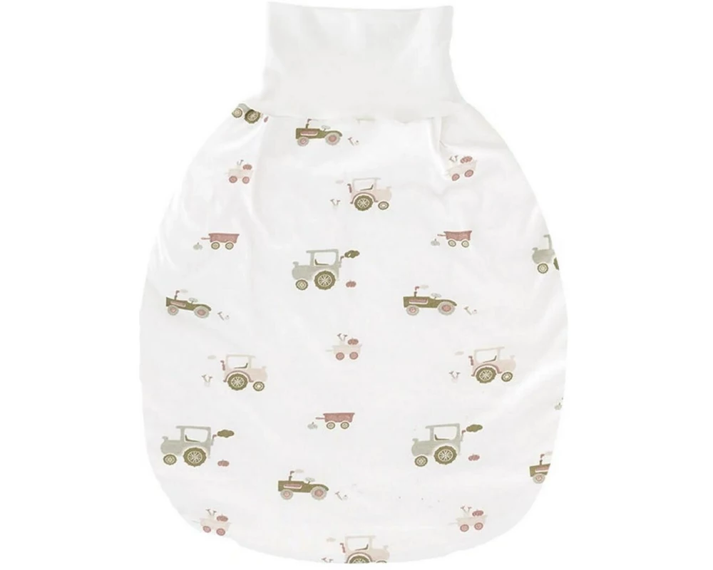 Träumeland Strampelsack Little Farm grün