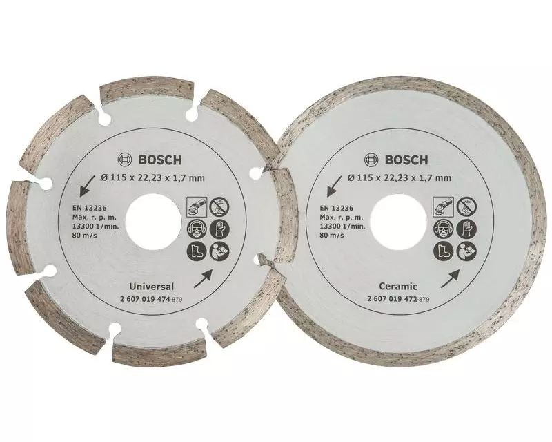 Bosch Diamanttrennscheibe für Fliesen und Baumaterialien