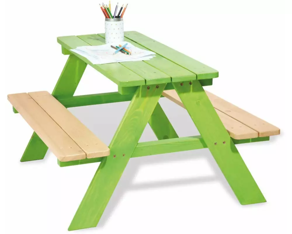 Pinolino Kindersitzgarnitur Nicki für 4 Grün