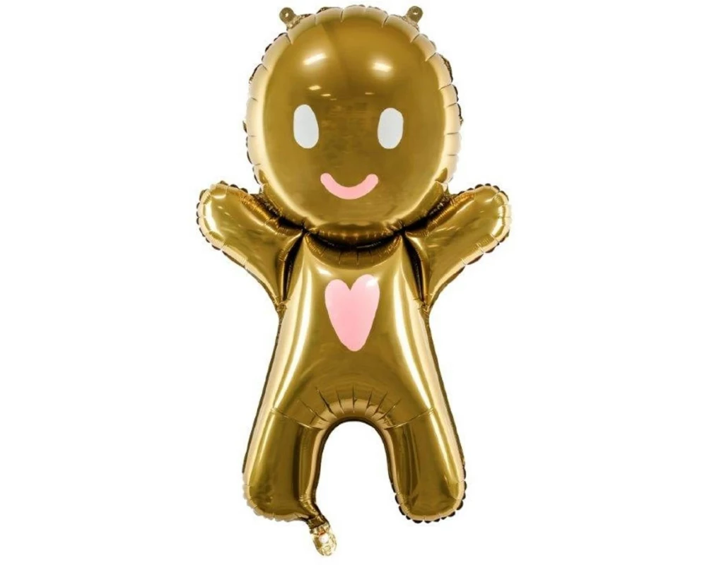 Partydeco Weihnachtsdeko Folienballon Plätzchen 52 x 83 cm, 1 Stk.