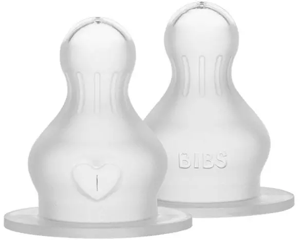 Bibs Trinksauger Silicone Medium Flow 2 Stück