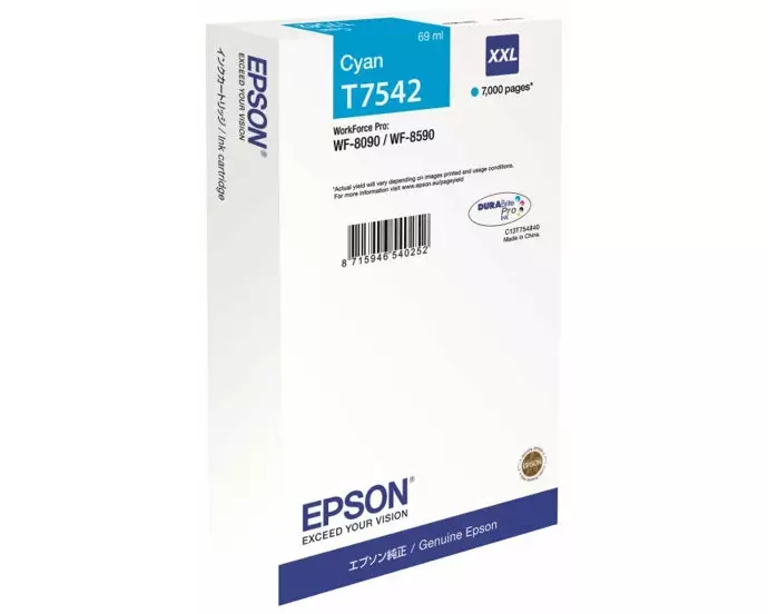 EPSON WF-8090/WF-8590 Ink Cyan XXL
