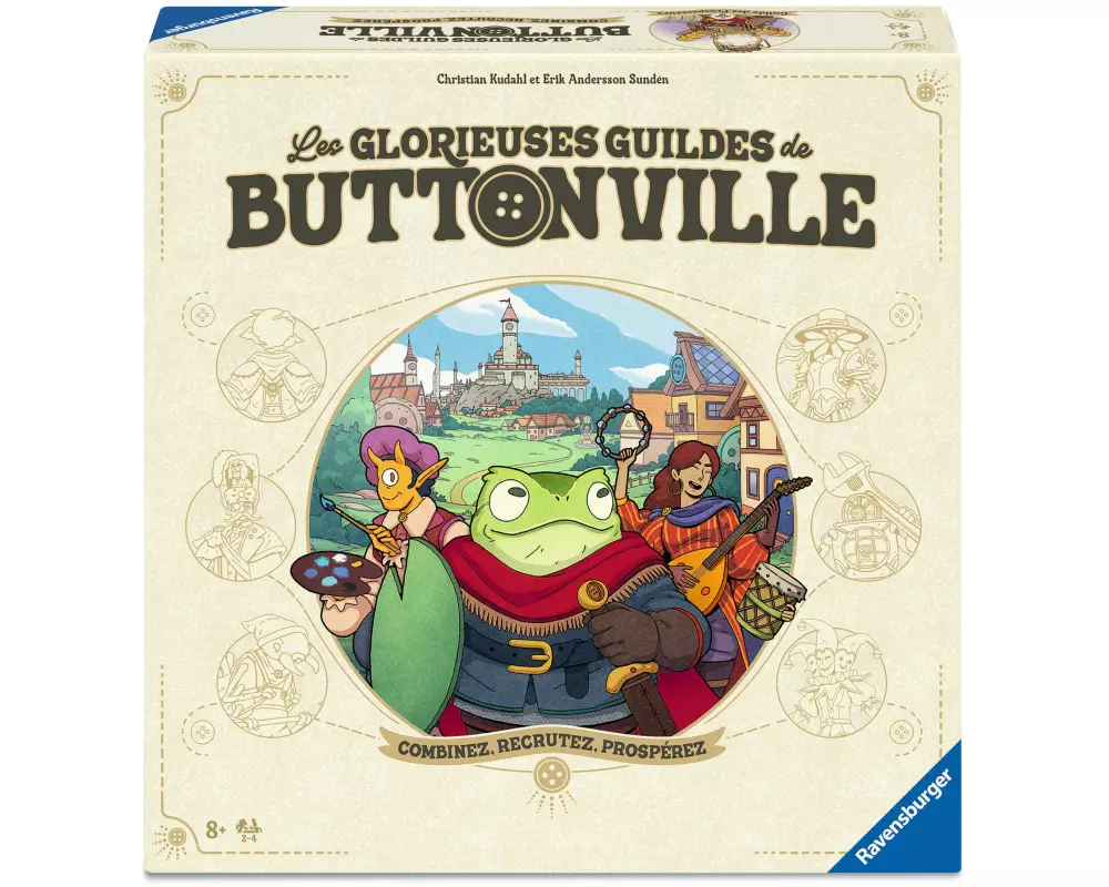 Ravensburger Familienspiel Die glorreichen Gilden von Buttonville -FR-