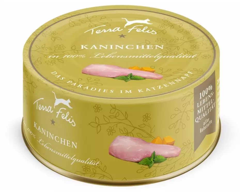 Terra Faelis Nassfutter Adult getreidefrei mit Kaninchen, 80 g