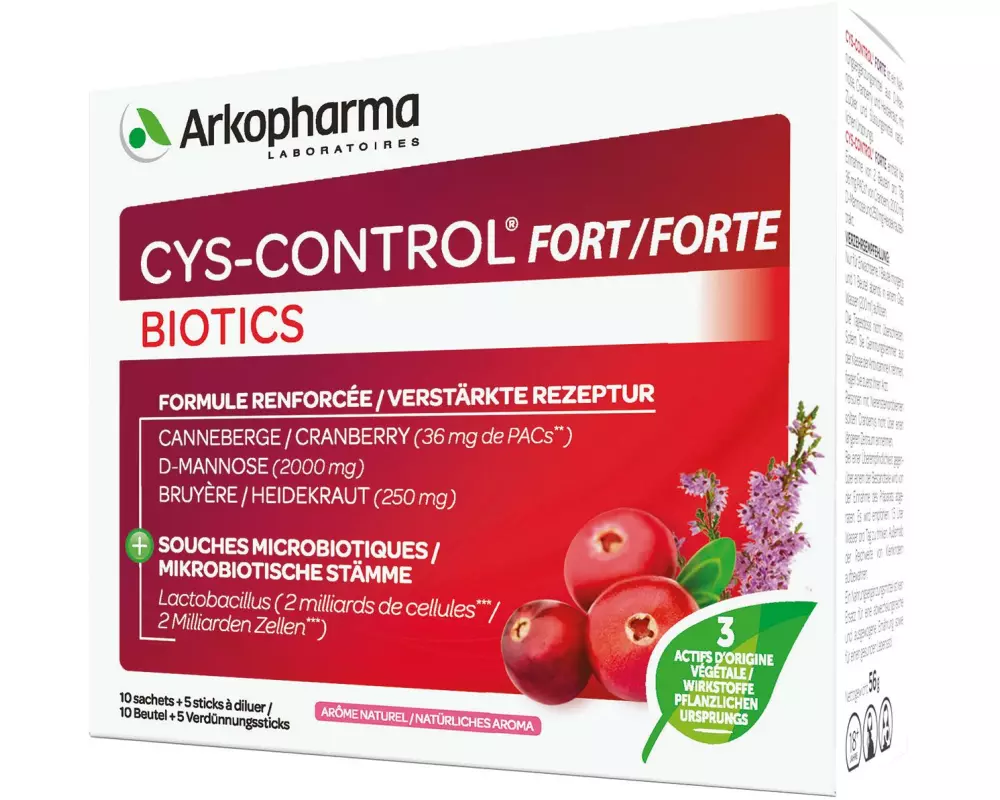 Arkopharma Cys-control Forte Biotics Beutel 15 Stück
