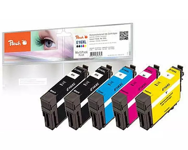 Peach Tinte Epson Nr. 16XL (T1636) 2x BK, je 1x Y,M,C