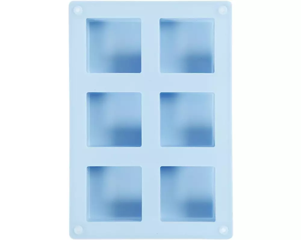 Creativ Company Giessform Quadrat 5 x 5 x 2.5 cm, Silikon