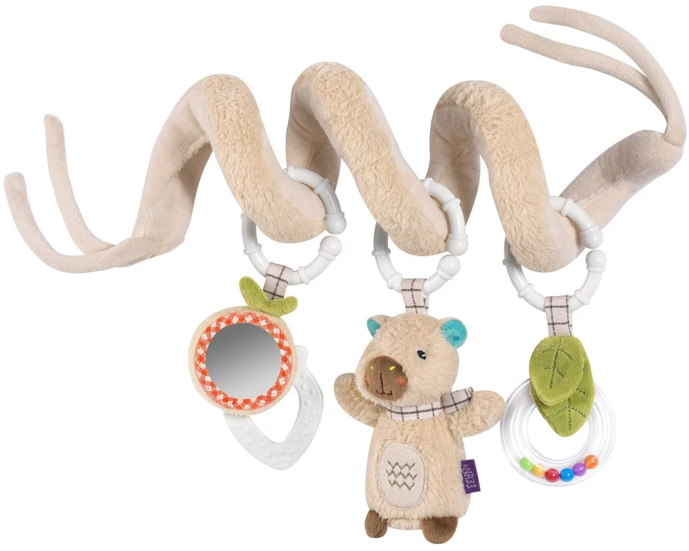 fehn Activity-Spirale Capybara, Beige / Braun, 35 cm