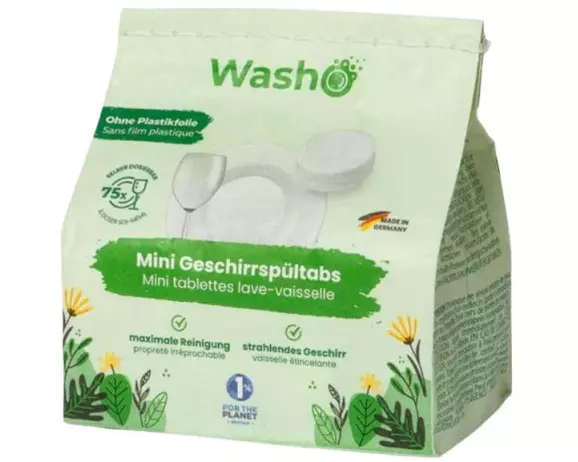 Washo Geschirrspül Tabs Mini 75 Stück