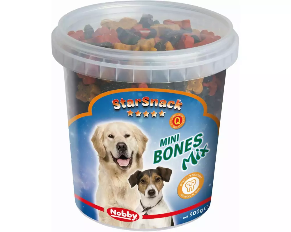 Nobby Leckerli StarSnack Mini Bones Mix Dose, 500 g
