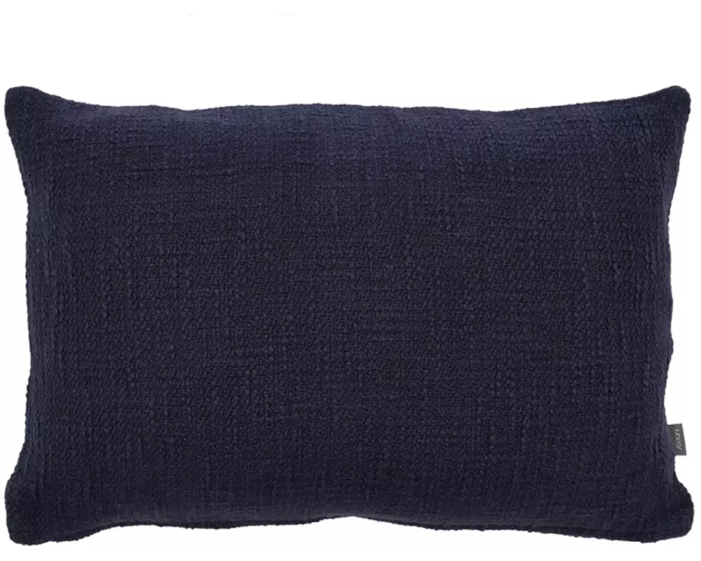 Södahl Kissen Bouclé, 40 x 60 x 13 cm, Navy blue