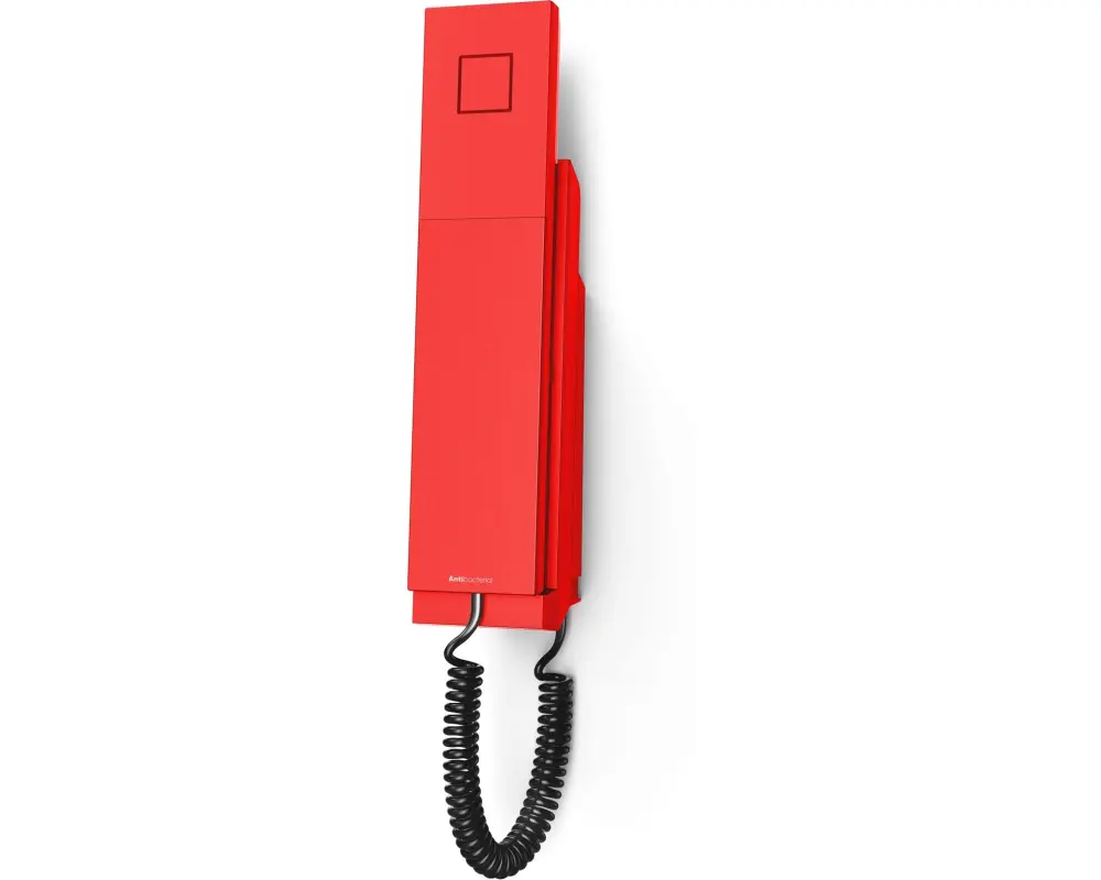 snom Tischtelefon E303A Analoges Notfalltelefon Rot